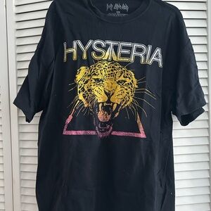 Black Hysteria Graphic T-Shirt